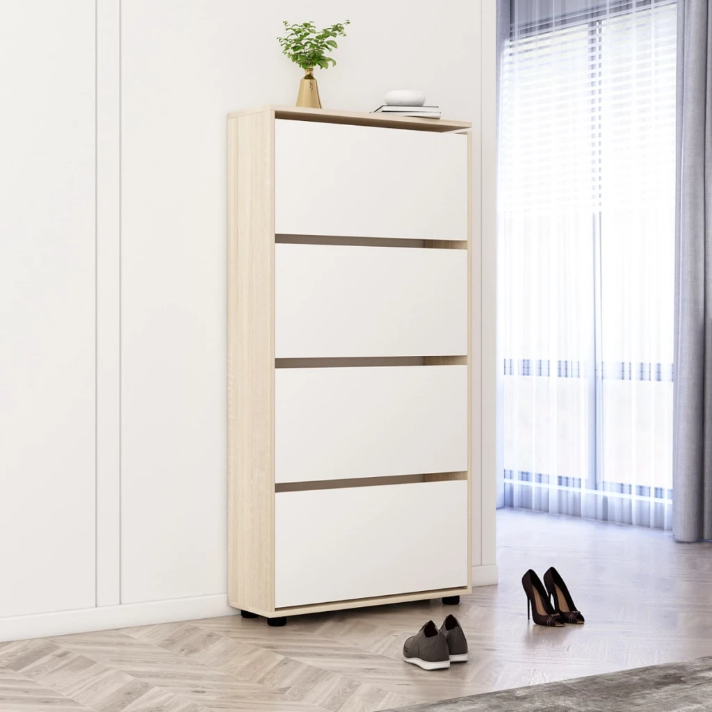 Pantofar leo 60x27x164h cm anhracite/white 6