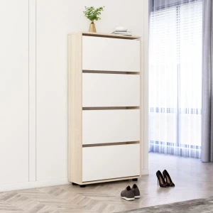Pantofar leo 60x27x164h cm anhracite/white Thumbnail 6