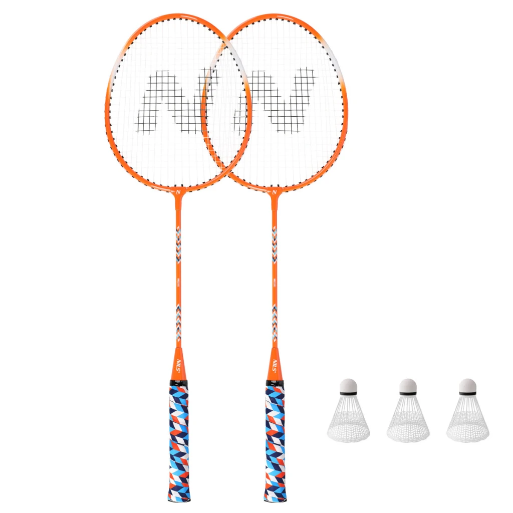 Palete badminton (2 buc.+3) + husa nr2051 nils 4