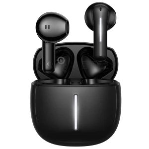 Беспроводная bluetooth-гарнитура hoco eq33 gem (с приложением), черная.