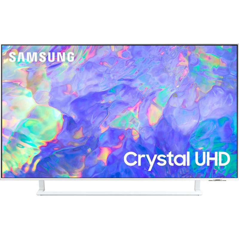 50" led smart tv samsung ue50cu8510uxua, 3840x2160 4k uhd, tizen, белый 4