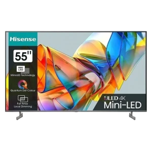 55" led smart tv hisense 55u6kq, 3840x2160 4k uhd, vidaa u6.0, серый Thumbnail 5