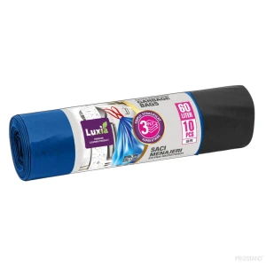 Luxia pungi p/u gunoi extra rezistenti cu legaturi 60 l 10 buc. lux-4061  /30