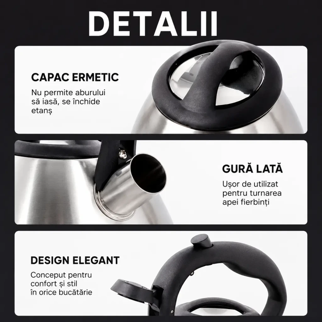 Fierbător aragaz 2.5l, re-1003 3