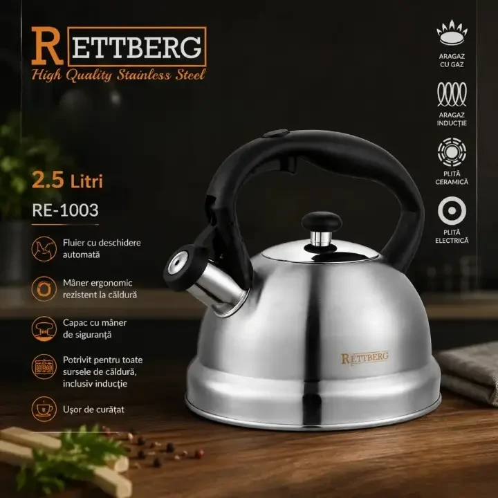 Fierbător aragaz 2.5l, re-1003 2