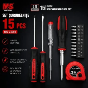 Șurubelnițe set 15pcs, 24008 Thumbnail 1