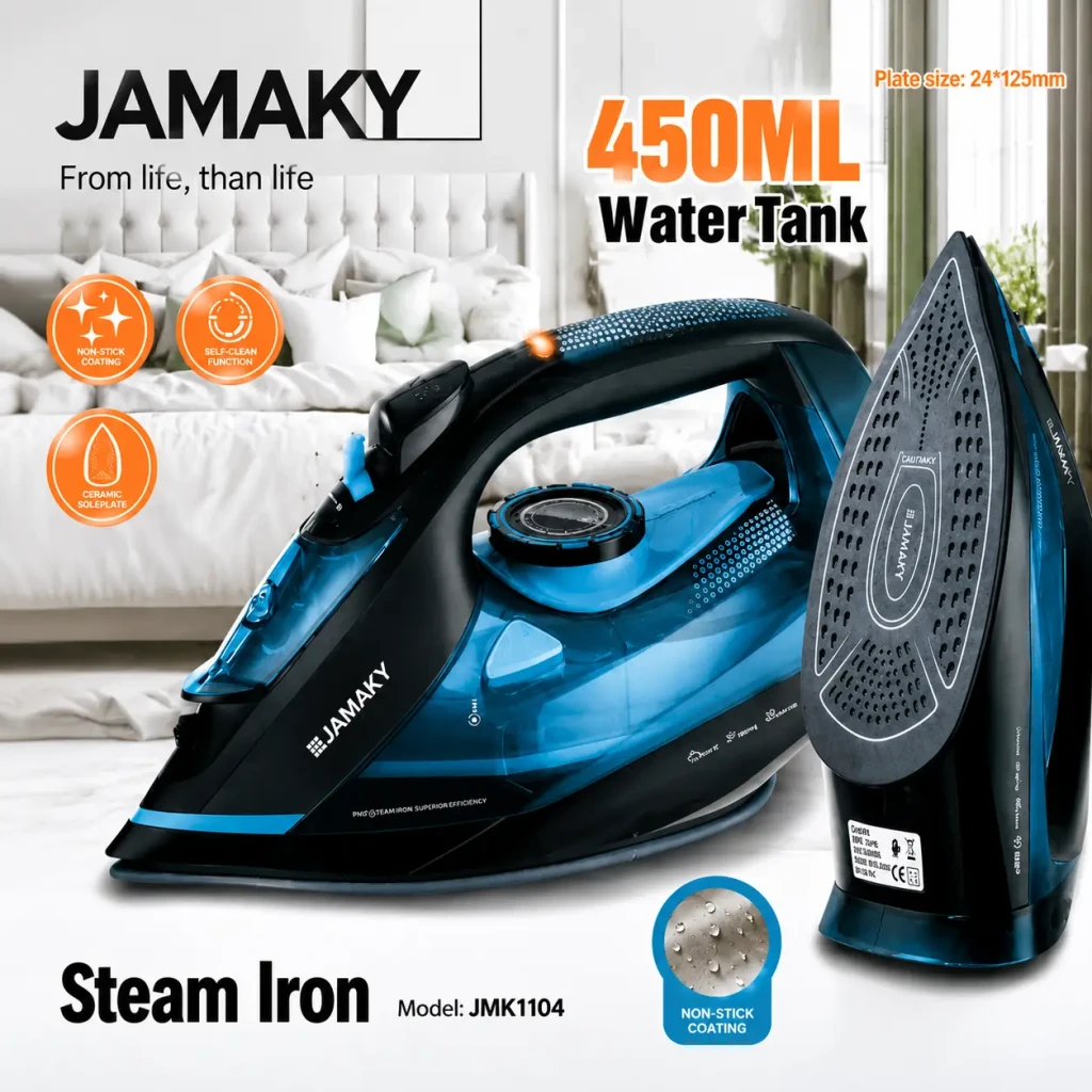 Утюг jmk1104, фиолетовый/синий 2