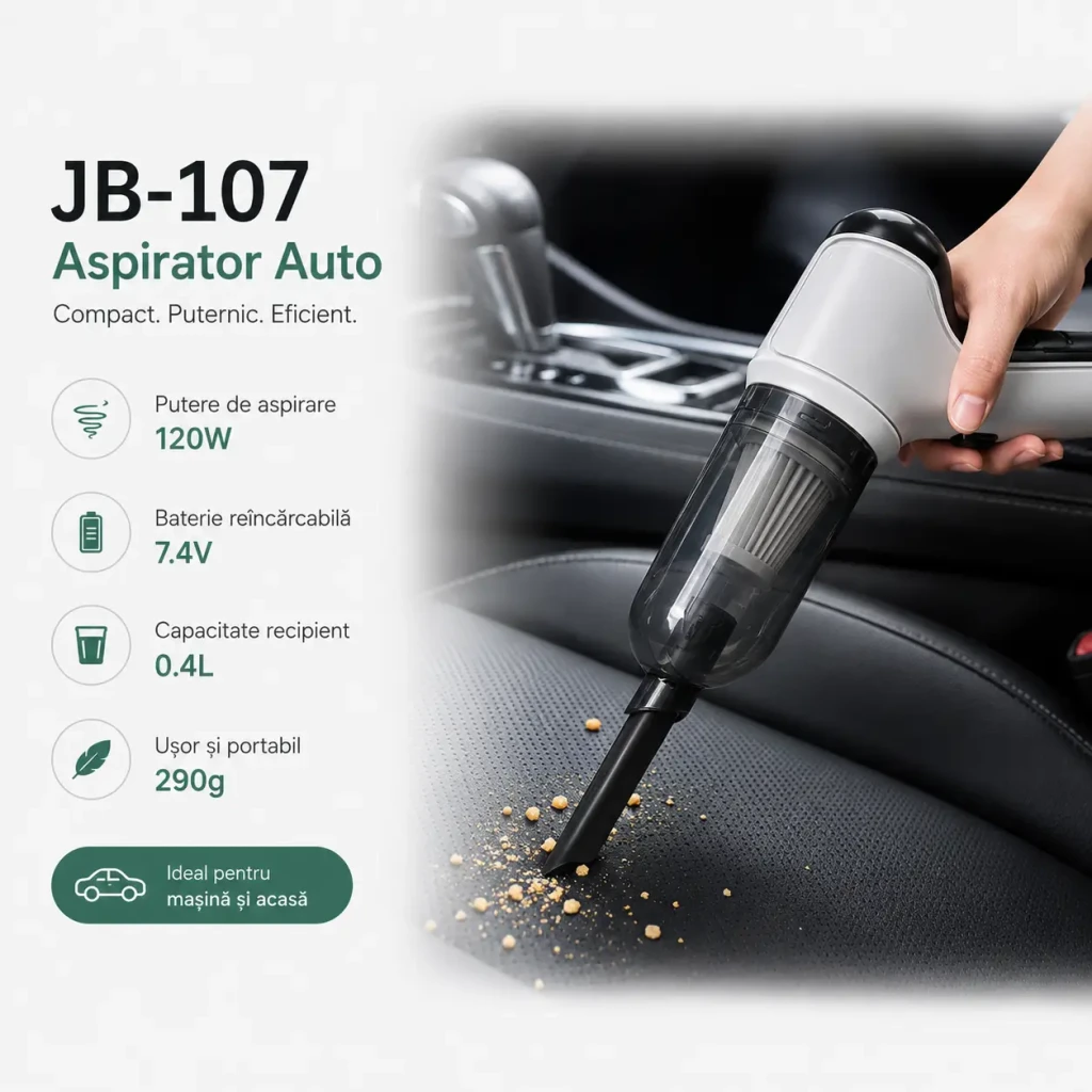 Автомобильный пылесос jb-107 2