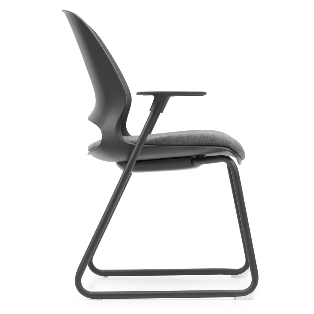 Scaun neo black+grey 3
