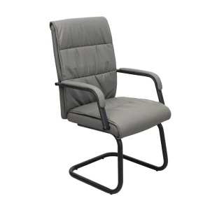Scaun birou f-81l~grey + black legs
