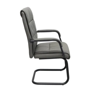Стул офисный f-81l~grey + black legs Thumbnail 3