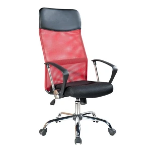 Fotoliu birou f-63~black+red