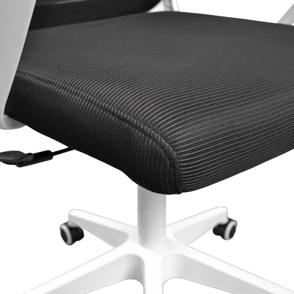 Fotoliu birou f-20141 a~black seat+white frame 4