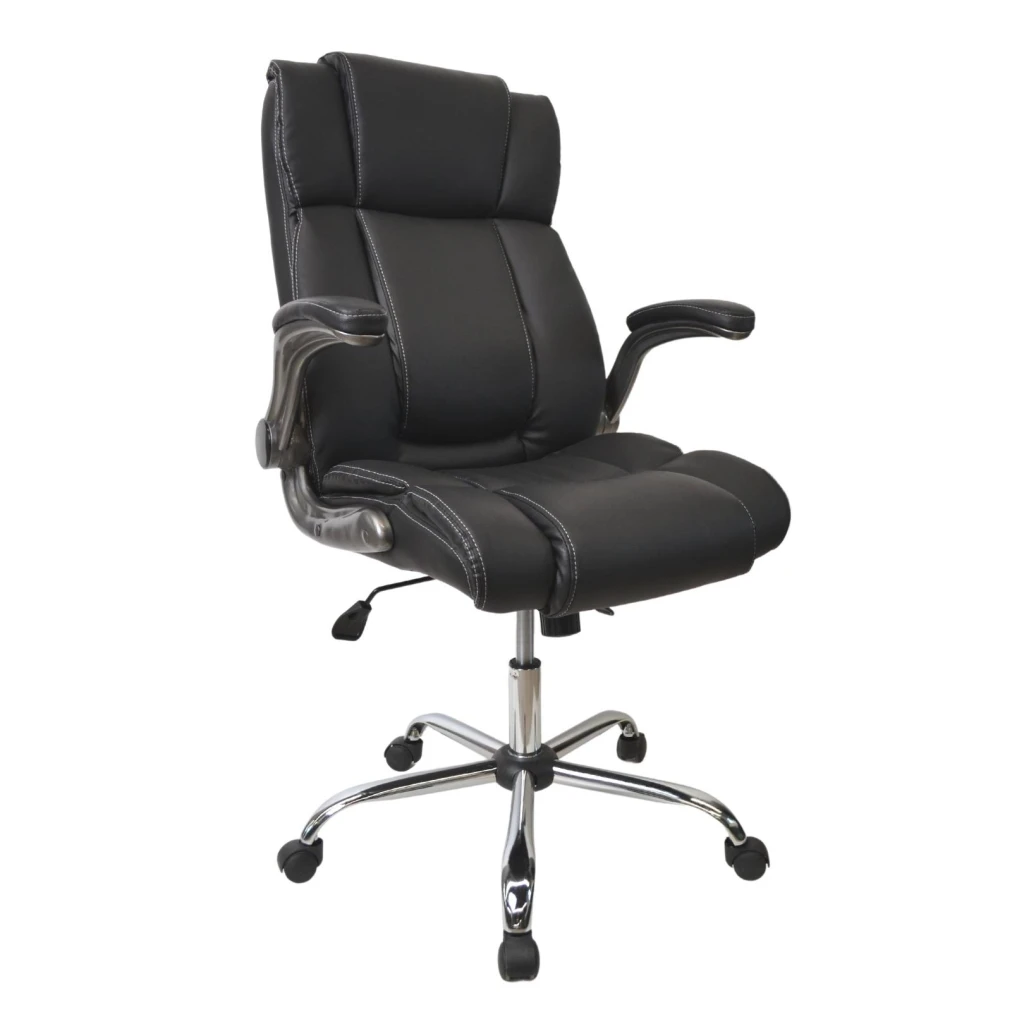 Кресло офисное bx-3702~черный/экокожа 4