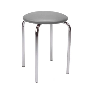 Scaun pe rama chico chrome v-2~grey