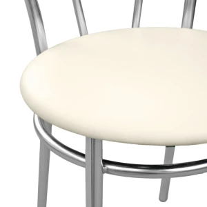 Scaun tulipan chrome v-18 beige Thumbnail 4