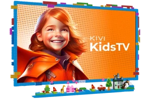 32" LED SMART Телевизор KIVI KidsTV, 1920x1080 FHD, Android TV, Синий