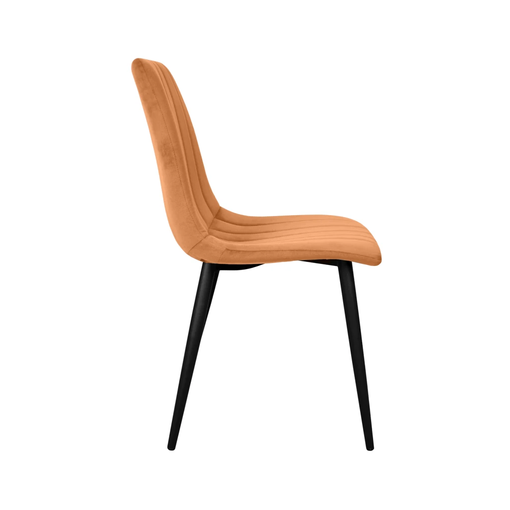 Scaun dc-90p~n43 catifea orange+black legs 2