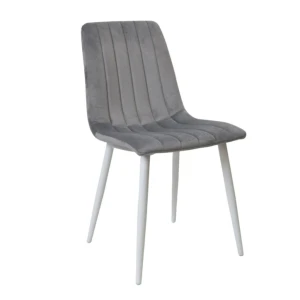 Scaun dc-90p~n20 catifea dark grey+white legs Thumbnail 3