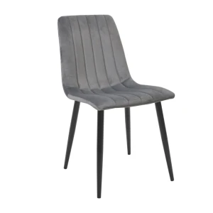 Scaun dc-90p~n20 catifea grey+black legs