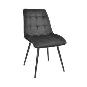 Scaun capella~catifea black hlr66+black legs