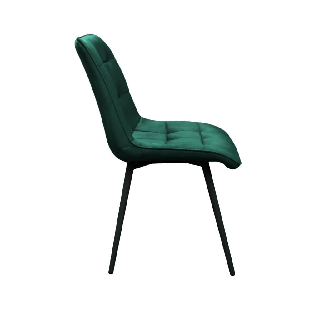 Scaun capella~catifea dark green hlr57+black-legs 3