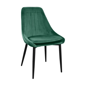Стул florida~велюр dark green hlr57+черные ножки