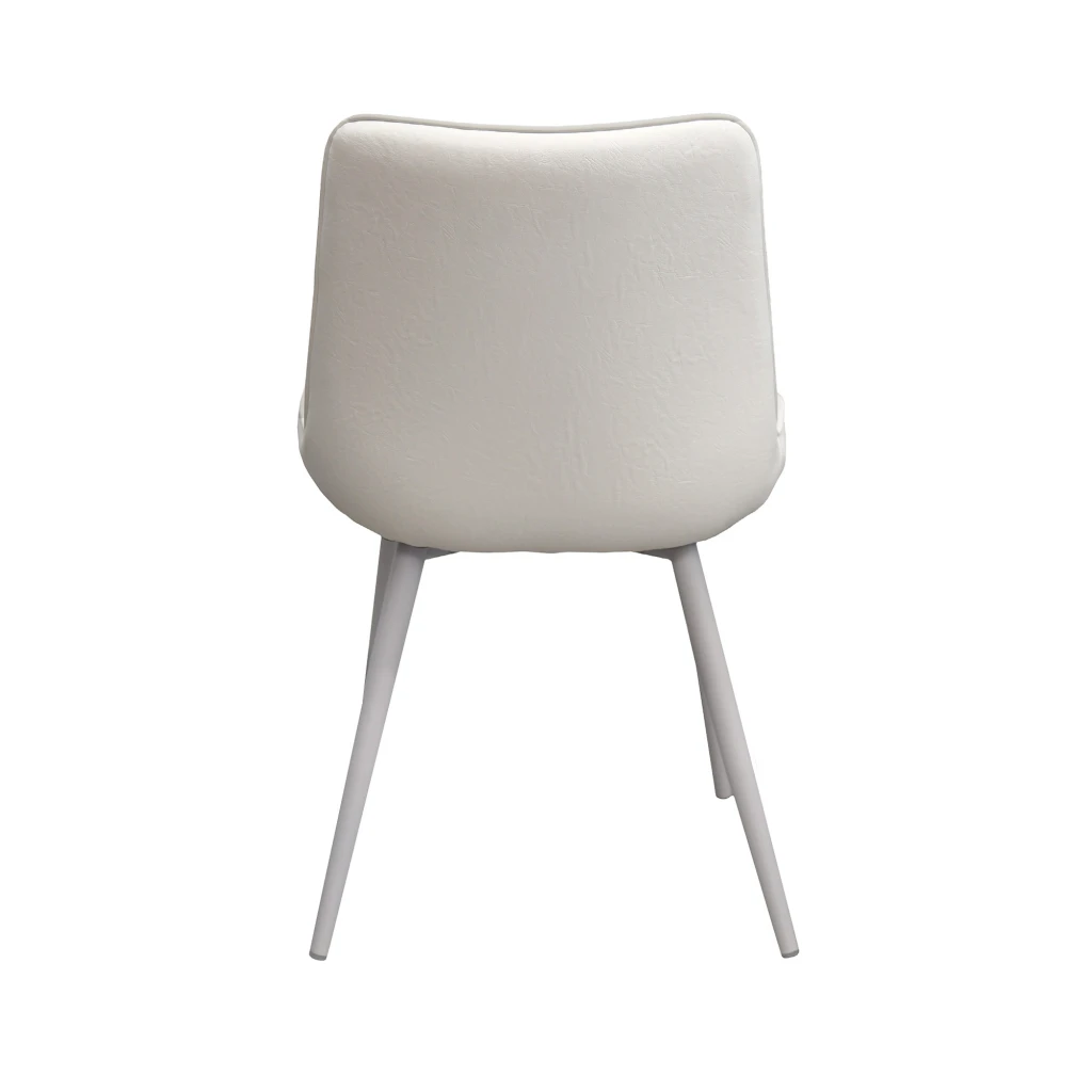 Scaun hans~white pu cosy 20+white legs 4