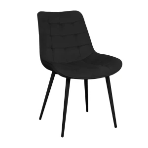 Scaun hans~catifea black hlr66+black legs