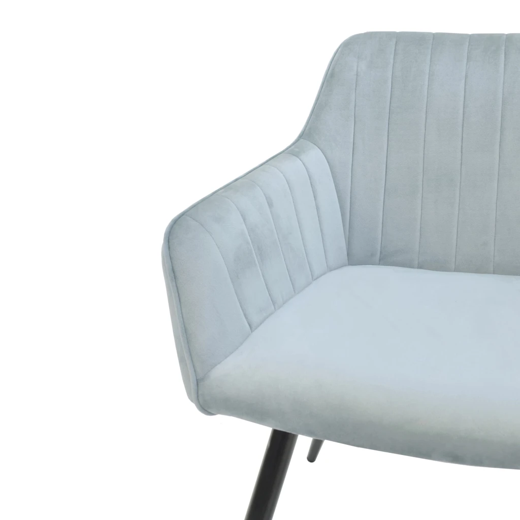 Scaun iris~light blue hlr61+black legs 6