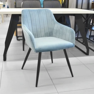 Scaun iris~light blue hlr61+black legs Thumbnail 2