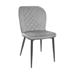 Scaun tusk~catifea grey hlr14+black legs