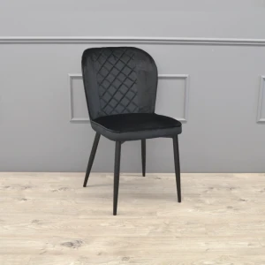 Scaun tusk~catifea black hlr66+black legs Thumbnail 2
