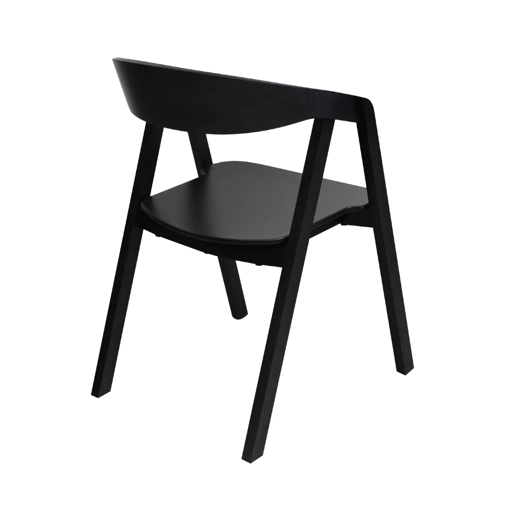 Scaun guru black+black leg 4