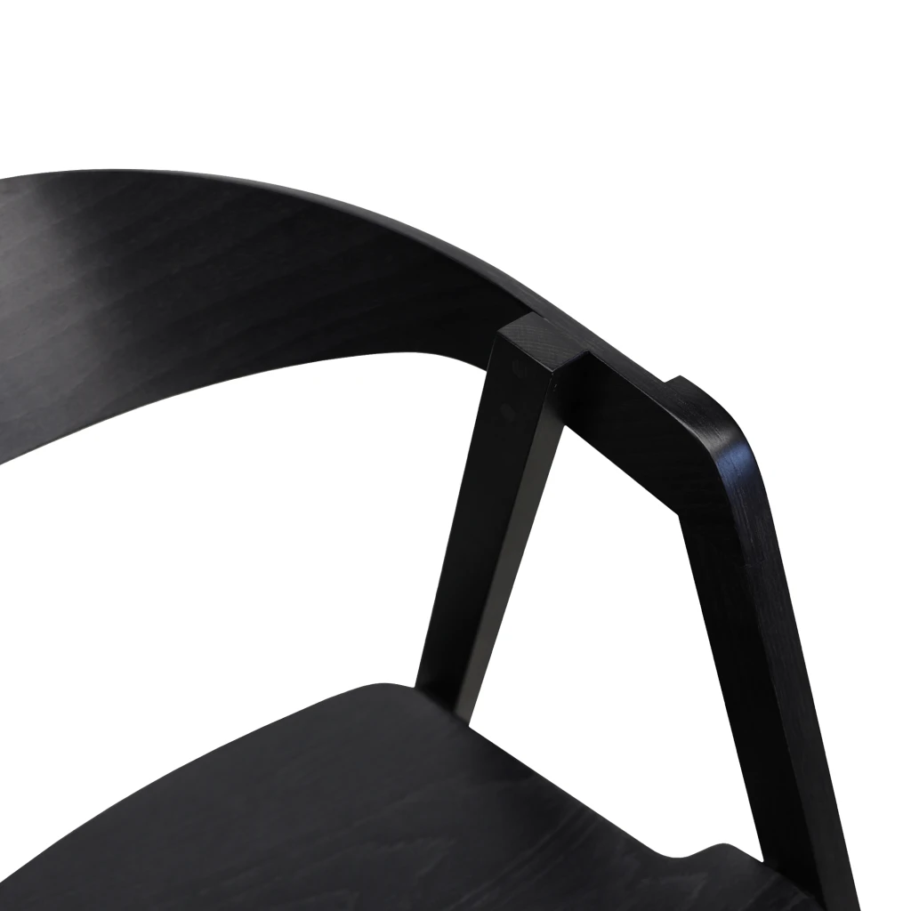 Scaun guru black+black leg 6