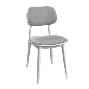 Scaun lula stofa malmo 90+white legs