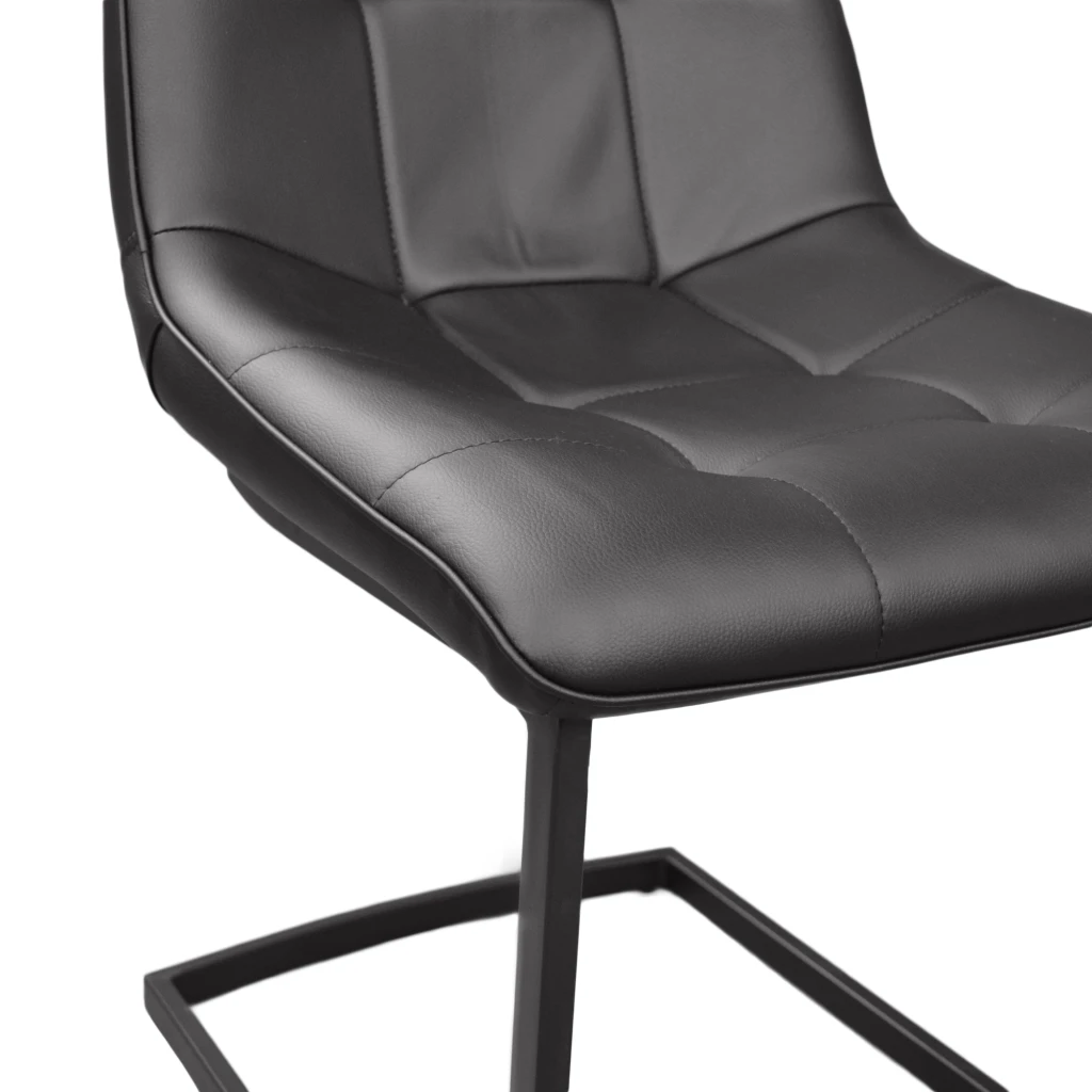 Стула конфорт cf~black pu+black legs 5