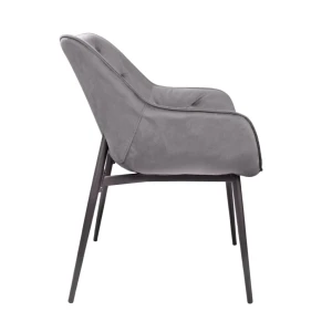 Scaun lotus~stofa grey+black legs Thumbnail 3