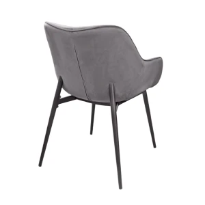 Scaun lotus~stofa grey+black legs Thumbnail 4