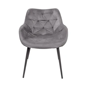 Scaun lotus~stofa grey+black legs Thumbnail 2