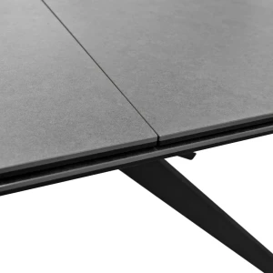 Masa  extensibila belisima~black (160+60)*90*76