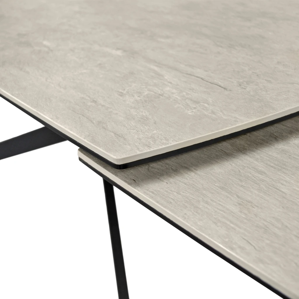 Masa  extensibila lea~grey (180+40+40)*90*76 ja22172-lgc 7
