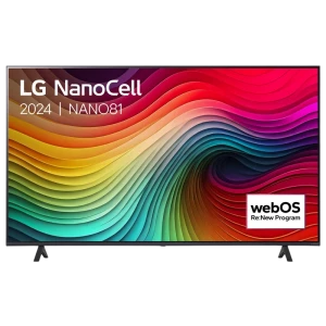 55" LED SMART Телевизор LG 55NANO81T6A, 3840x2160 4K UHD, webOS, Чёрный