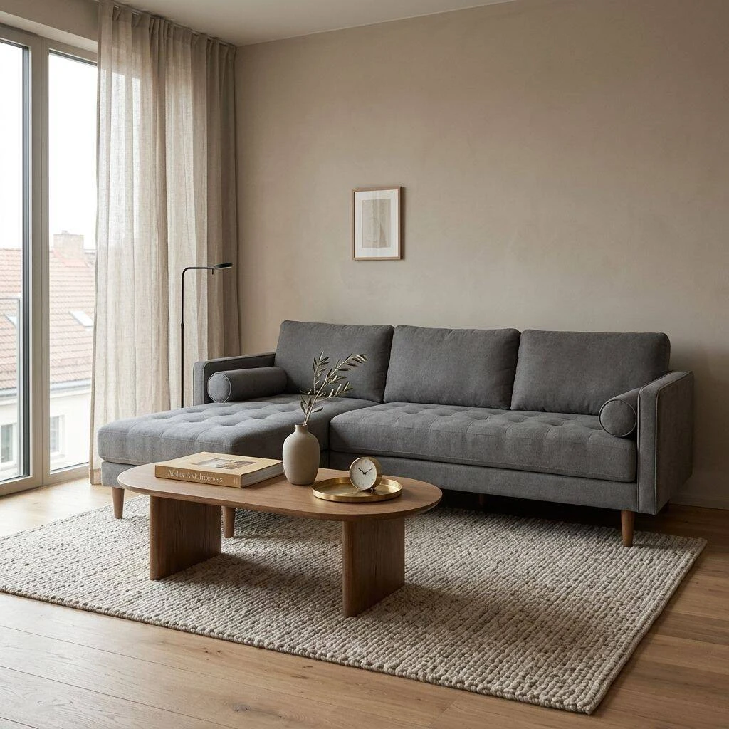 Canapea city ~stinga dark grey 3