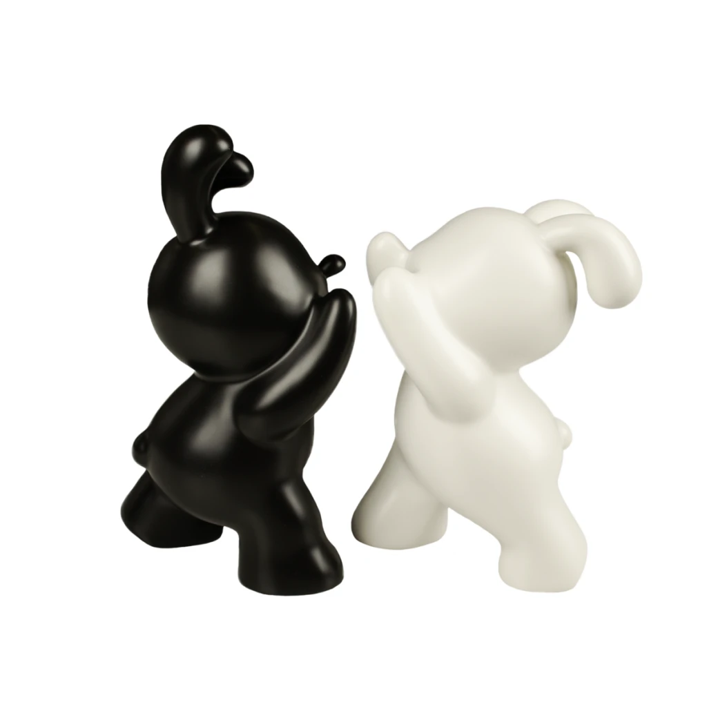 Deco iepuri черный & белый 2