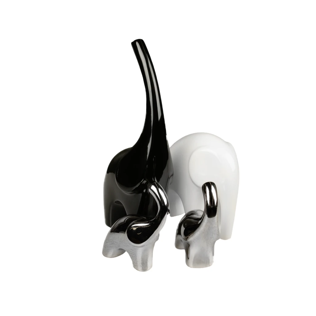 Deco elefanti black & white 5