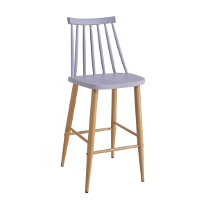 Scaun bar jack~dark grey+transprint legs