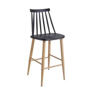 Scaun bar jack~black+transprint legs
