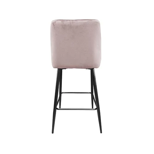 Scaun de bar clasic~pudra hlr-25+black legs 4