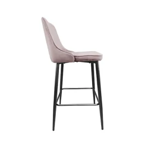 Scaun de bar clasic~pudra hlr-25+black legs Thumbnail 3